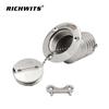 RICHWITS Stainless Steel 316 45° Fuel Filler Cap for RV, Yacht, or Water Tank
