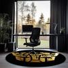 Transformers Printed Round Rug Carpet Chair Rug Area Rug Entryway Doormats,for Office Chair Living Room Bedroom Kitchen Room.