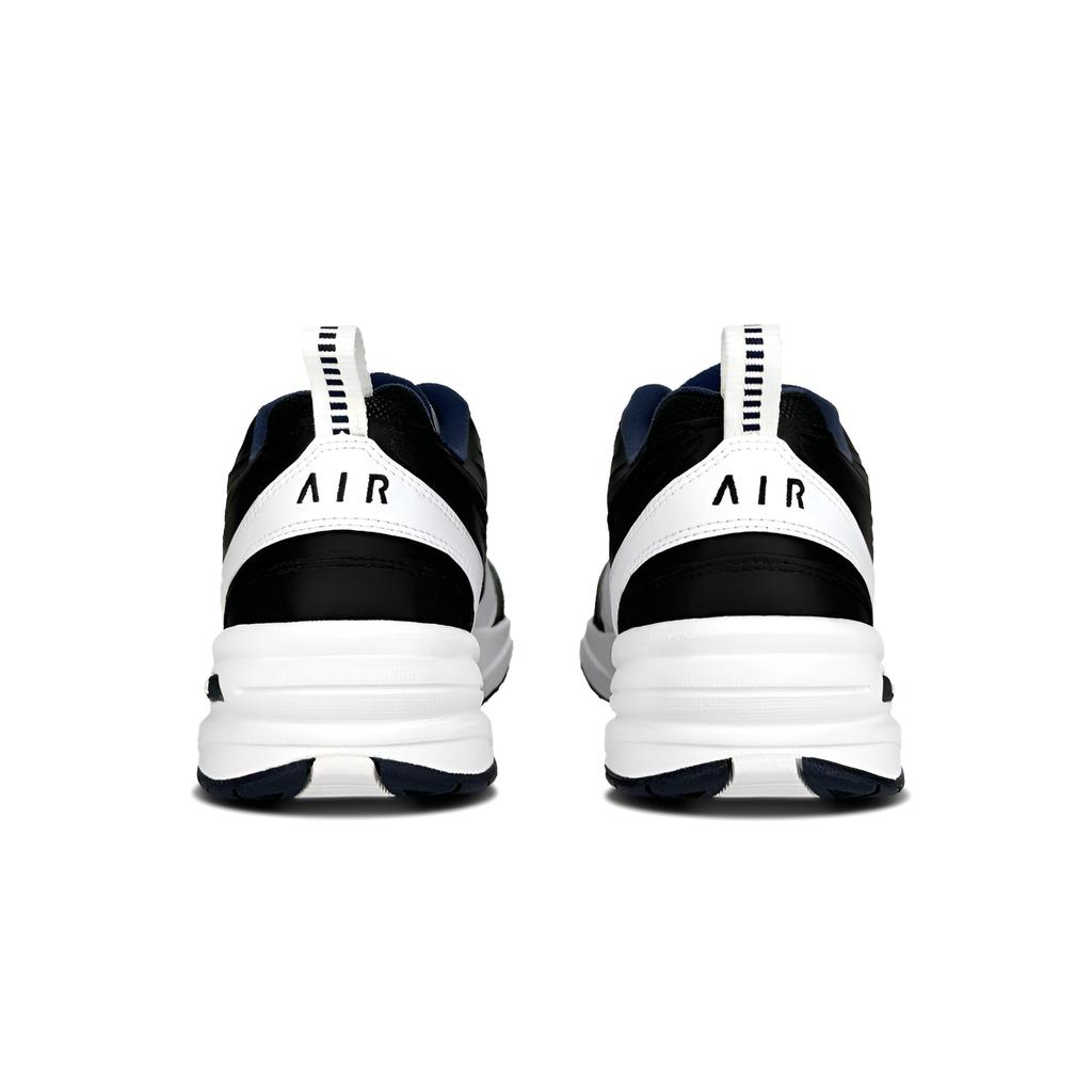 Nike Air Monarch 4 White Navy Black White Low top Chunky Sneakers Unisex 415445-102(Team771-)