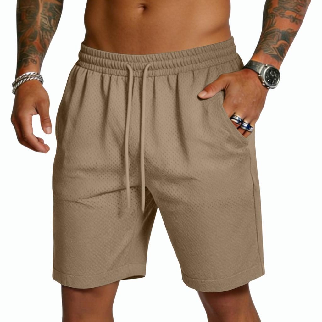 Men's Casual -Weave Drawstring Shorts