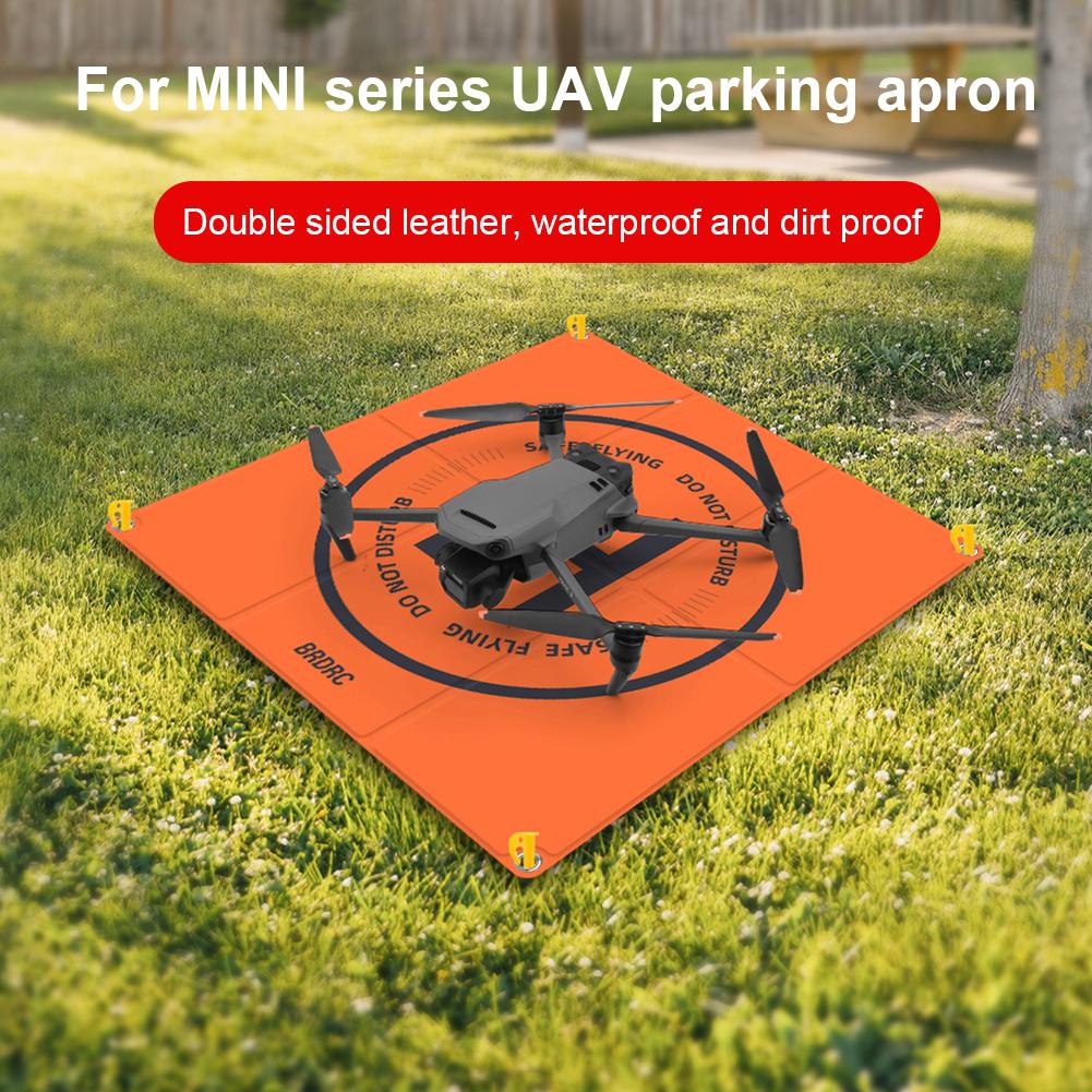Drone Landing Pad Double-sided Colors Helicopter Landig Mat with Ground Nail for DJI Mini 3 Pro AVATA Air 2S Drones Accessories