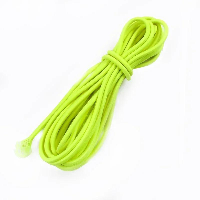 5/10/20M 4mm Daugiaspalė Elastinga Juostelė Apvali Plaukų Gumelė Skrybėlės Raištelis Guminės Juostelės Drabužių Spyruoklinė Virvelė Siuvimo Įstrižainė