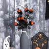 Horror Branch Multifunctional Horror  Pumpkin Maple Stem for Home Decoration Pumpkin Branch Pumpkin Cuttings Bouquet