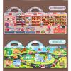 Reusable Sticker Book for Kids Vehicles Truck Multi-Theme Bubble Sticker Jelly Stickers Educational Learning Toys for Children