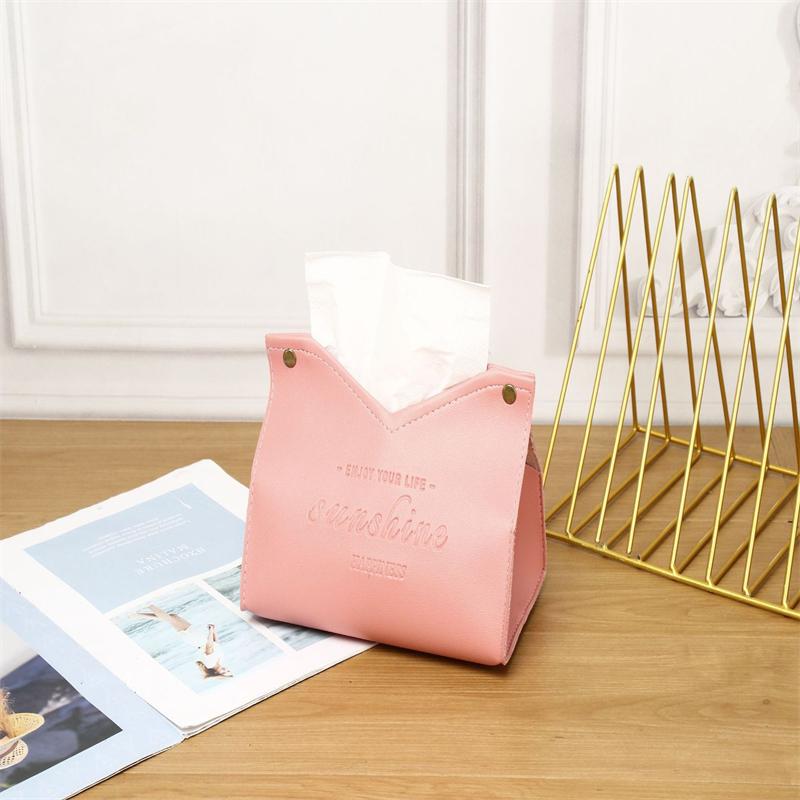 Nordic Tissue Box Desktop Tissue Case Napkin Holder Home Living Room Decoration Kitchen Paper Holder Storage Box