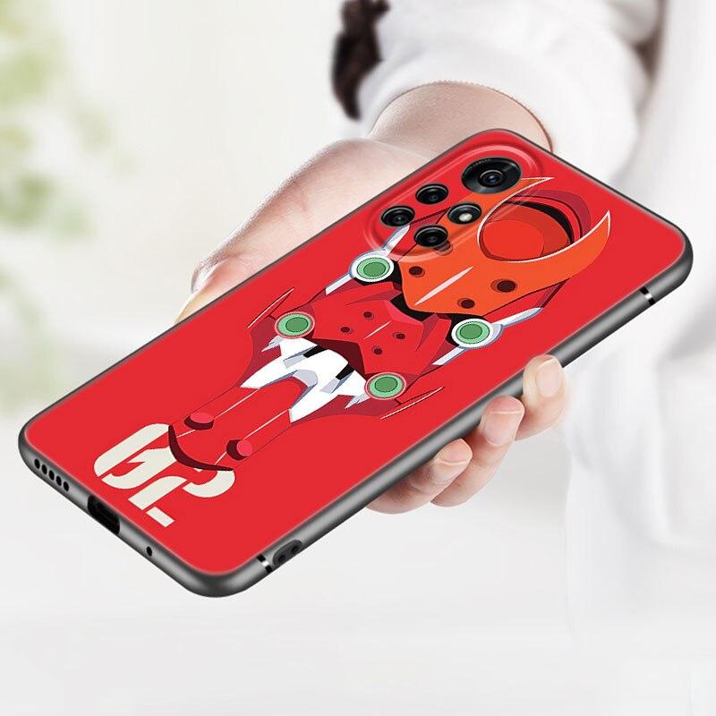 Anime Girl Mech Phone Case For Huawei Honor 60 50 SE 30S Mate 30 20 10 Lite 40 Nova 9 8 Pro Y60 8i 7i 7SE 5T Premium Black Cover