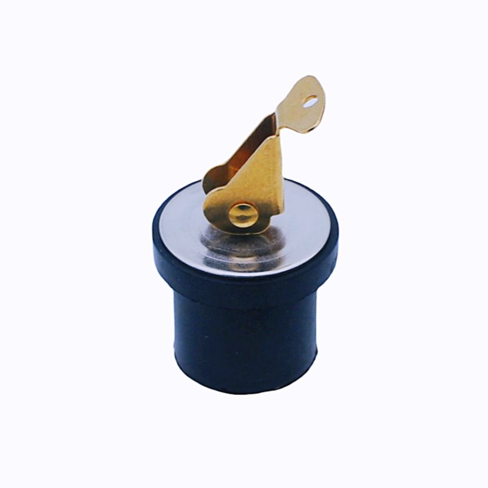 Marine Compression Drain Plug Boat Accessories Brass Screw Type Plug Durable Rubber Seal Plug
