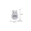 Sun Lemon Koromoffuru Chinchilla Gray 14 x 16 x 21 cm Plush Animal P-8292