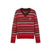 Teenie Weenie Women's Striped V-Neck Sweater