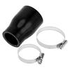 X AUTOHAUX "X AUTOHAUX Black Silicone Tube Hose, 1 Set,