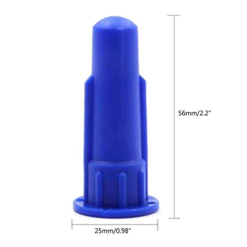 10 Pz Ugelli Conici Cilindrici per Cartuccia Sigillante Ugello Punte Spray Pratico Erogatore di Sigillante Siliconico