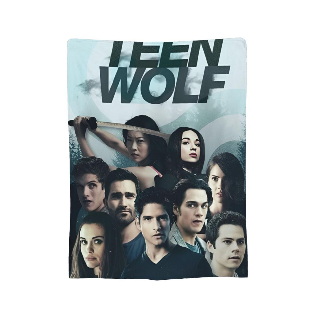 Teen Wolf  Blanket Coral Fleece Plush Movies Super Warm Throw Blanket for Airplane Travel Bedroom Quilt