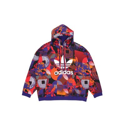 adidas Pánská mikina Originals Cny Series s logem trojlístku, kolejní fialová GN5448