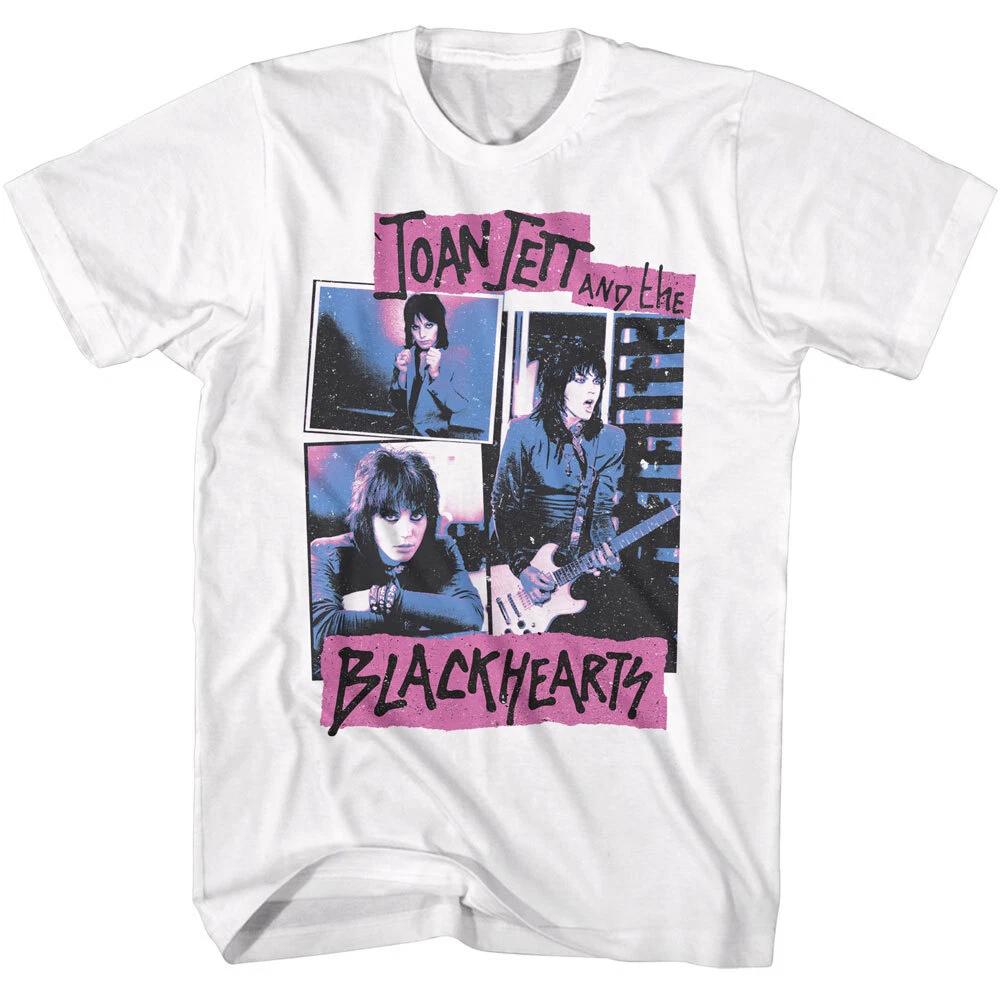 Joan Jett And The Blackhearts Photo Collage Men s T Shirt Rock Punk Music 4XL
