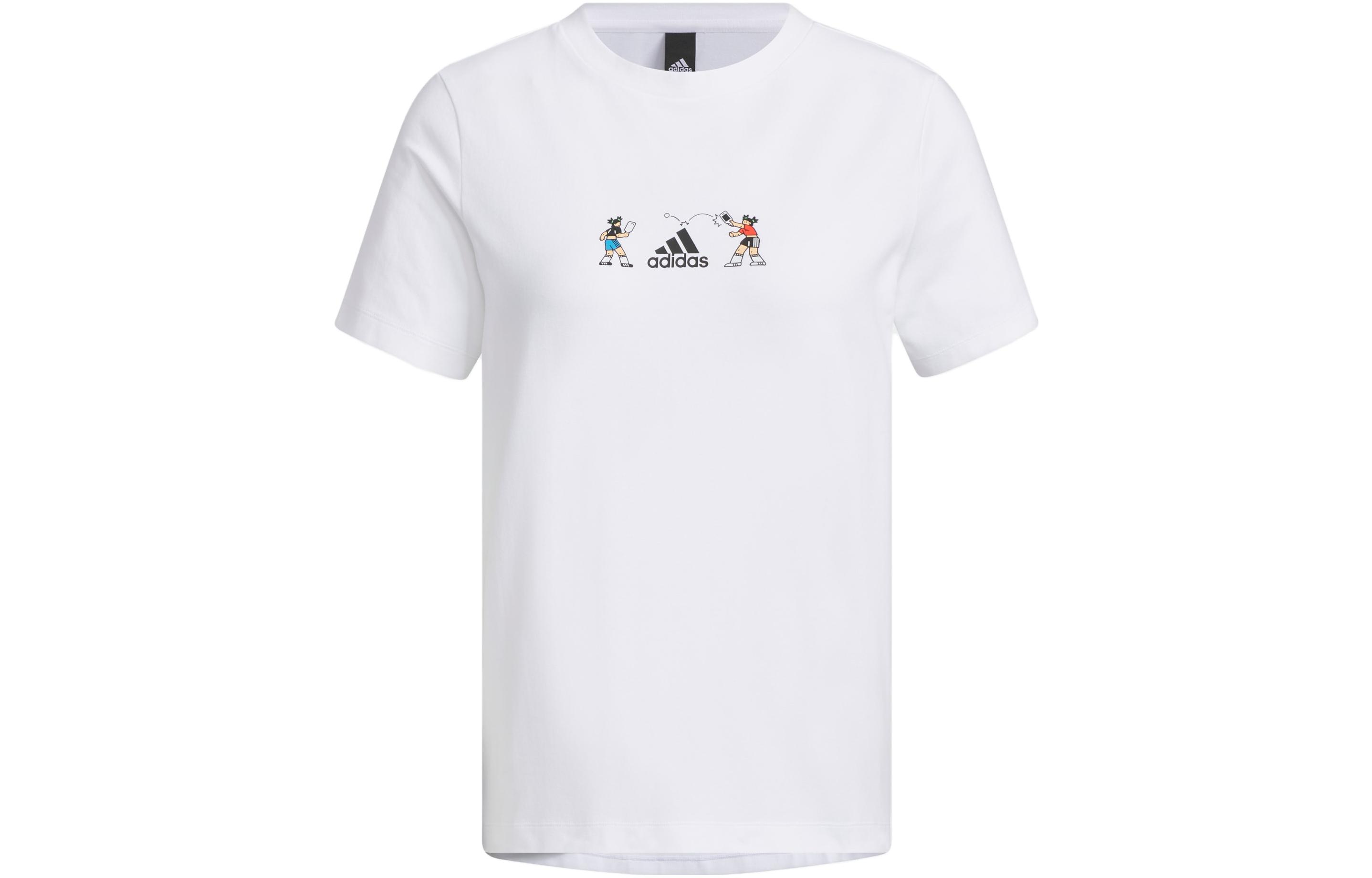 Adidas x SEEBIN Set in Sleeve T Shirt Women s White/Light Gray HY2861 S