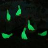 18/12/6/1PCS leuchtende Gans-Figur, Miniaturen, Heimdekoration, leuchtet im Dunkeln, Tierfigur, DIY Fariy, Gartenzubehör, Garten-Schreibtisch-Dekoration