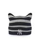 Emelbi Summer Stripe Meow Beanie Ny (Black)