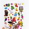 4 Sheetsset Cute Birds Cartoon Stickers Children Diy Puffy Pvc Scrapbook Stickers For Kids Notebook Bedroom Decoration