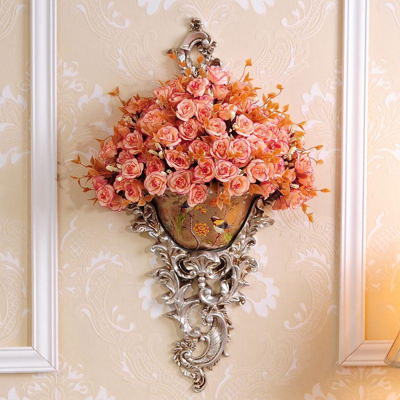

European Retro Wall Hanging Resin Vase Ornament