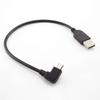 Up Down Left Right Angled 90 Degree Micro USB Male To Male Data Charge Connector Cable Adapter for Tablet Cell Phone