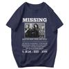 Men T Shirt Missing Horror Movie The Lost Boys Cotton Y2K Graphic Crewneck Unisex Tops T Shirts