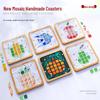 Handmade Mosaic Fruit Coaster DIY Kit: Children's Puzzle Craft for Kindergarten Team Building