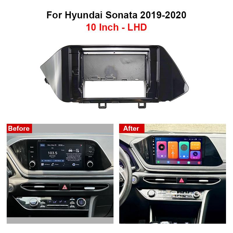 MAMSM For HYUNDAI SONATA 2020 10Inch Android Car Radio Fascia Panel Multimedia Player Dash Mount Kit Adapter Frame Cable Harness
