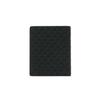 Daks Black Matte Leather Wallet Dd Logo Dbwa1f362bk
