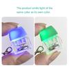 1PC Mechanical Keyboards Clicks Toy With Colorful LED Lights Switches Tester For Desk Decoration And Relaxation