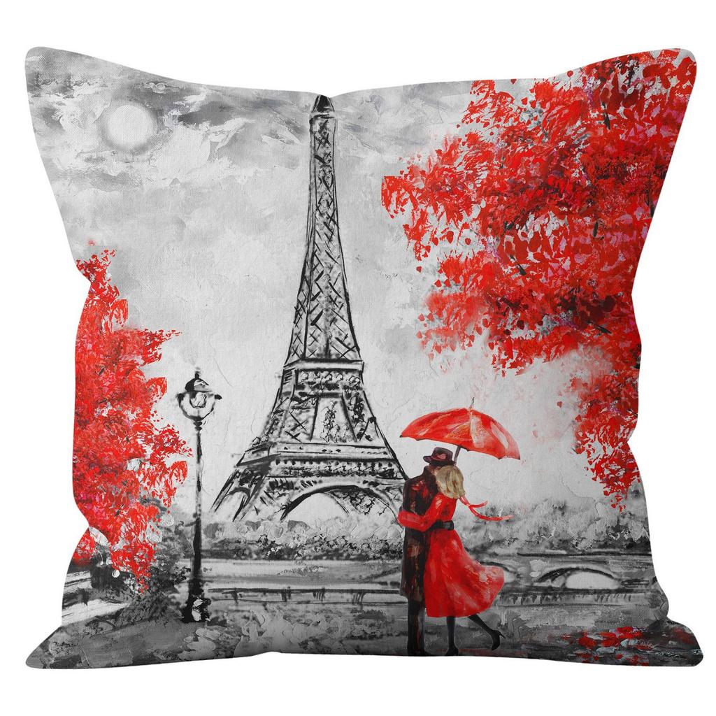 Lovers Valentine's Day Series Pillow Cover Sofa Pillow Car Cushion Cover