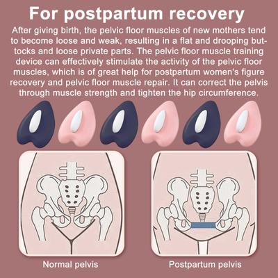 Entraîneur des muscles du plancher pelvien Ergonomique Homme Femme Récupération post-partum Vessie Soulagement de la prostatite Exerciceur du plancher pelvien Coussin de massage doux