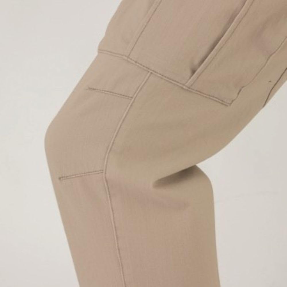 XEBEC Stretch Cargo Pants for Workplace Army Size 2843 62 2-Way Wear, Autumn/Winter, Green, 4L,