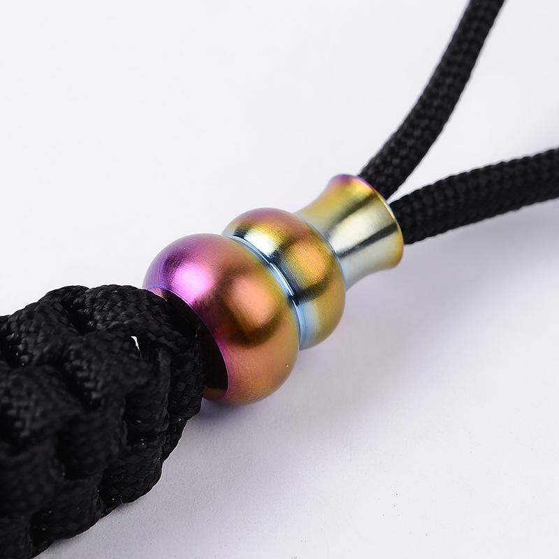 EDC Titanium Alloy TC4 Knife Lanyard: 4 Style Pendant Paracord Accessory