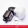 Soft Light Diffuser,Diffusion Dome Universal Replaces Flash Cap Lamp Cover for Shop Camera