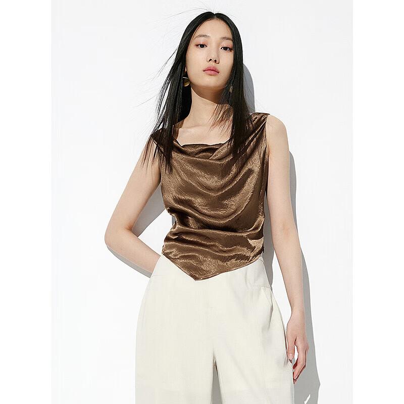 PEACEBIRD Women s V-neck Strap Top M