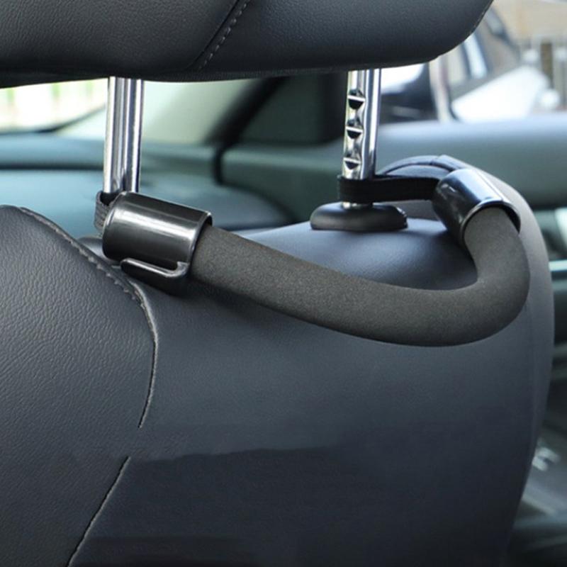 Autositz Rückenlehne Weiche Armlehne Kopfstütze Aufbewahrung Hänger Halter Griff Hinterer Stuhl Sicherheits-Handlauf Zubehör Ältere Kinder Hilfe