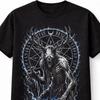 Wendigo Cryptid Horror Monster Occult Gothic Black Unisex TShirt