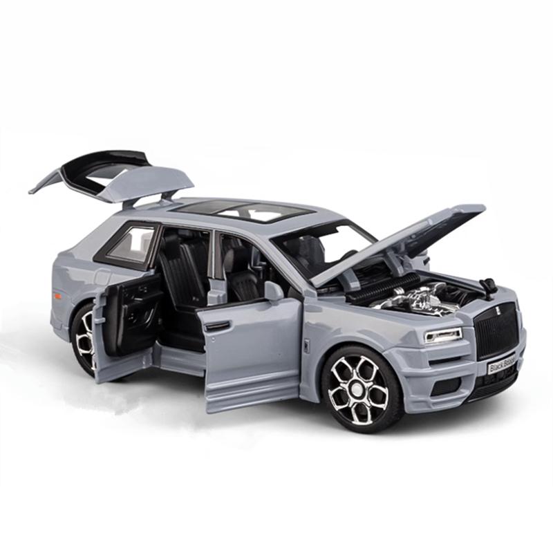 1:32 Rolls Royce SUV Cullinan Slitina modelu auta lité kovové odlitky Simulace modelu autíčka Zvuková a světelná kolekce Dětské dárky