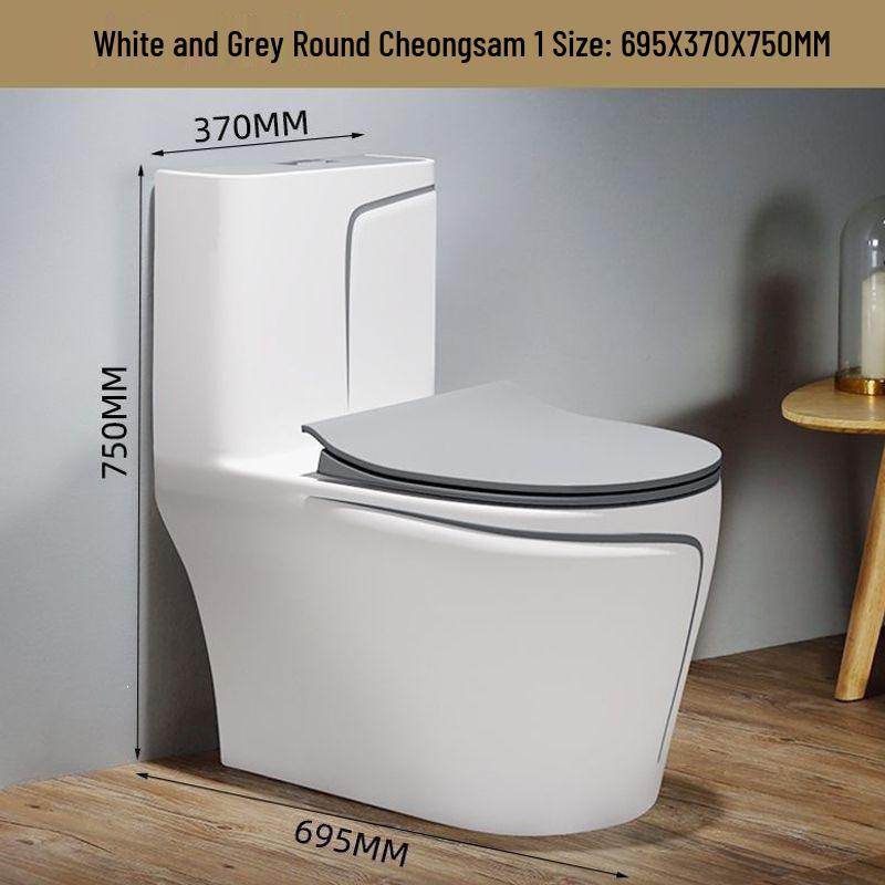 Colorful Anti-odor Water-Saving Ceramic Toilet for Small Bathrooms