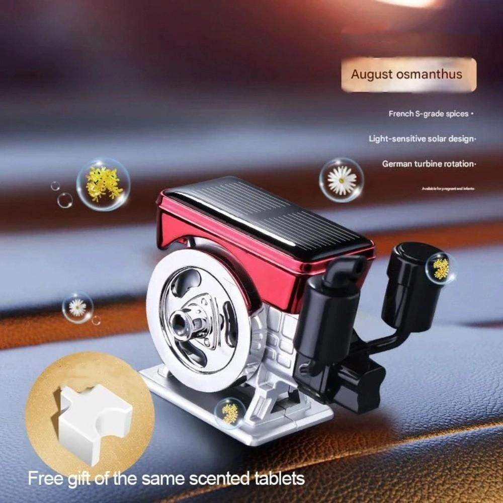 Gardenia Solar Powered Car Diffuser Ocean Car Purifier Scent Diffuser  Vehicle Use