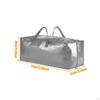 Moving Bag with Backpack Straps and Zippers for Storage of Cushions Pillows