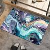 Rendering Flower Toilet Decorative Floor Mat Absorbent Bathroom Floor Mat Diatom Mud Floor Mat Absorbent Floor Mat Toilet