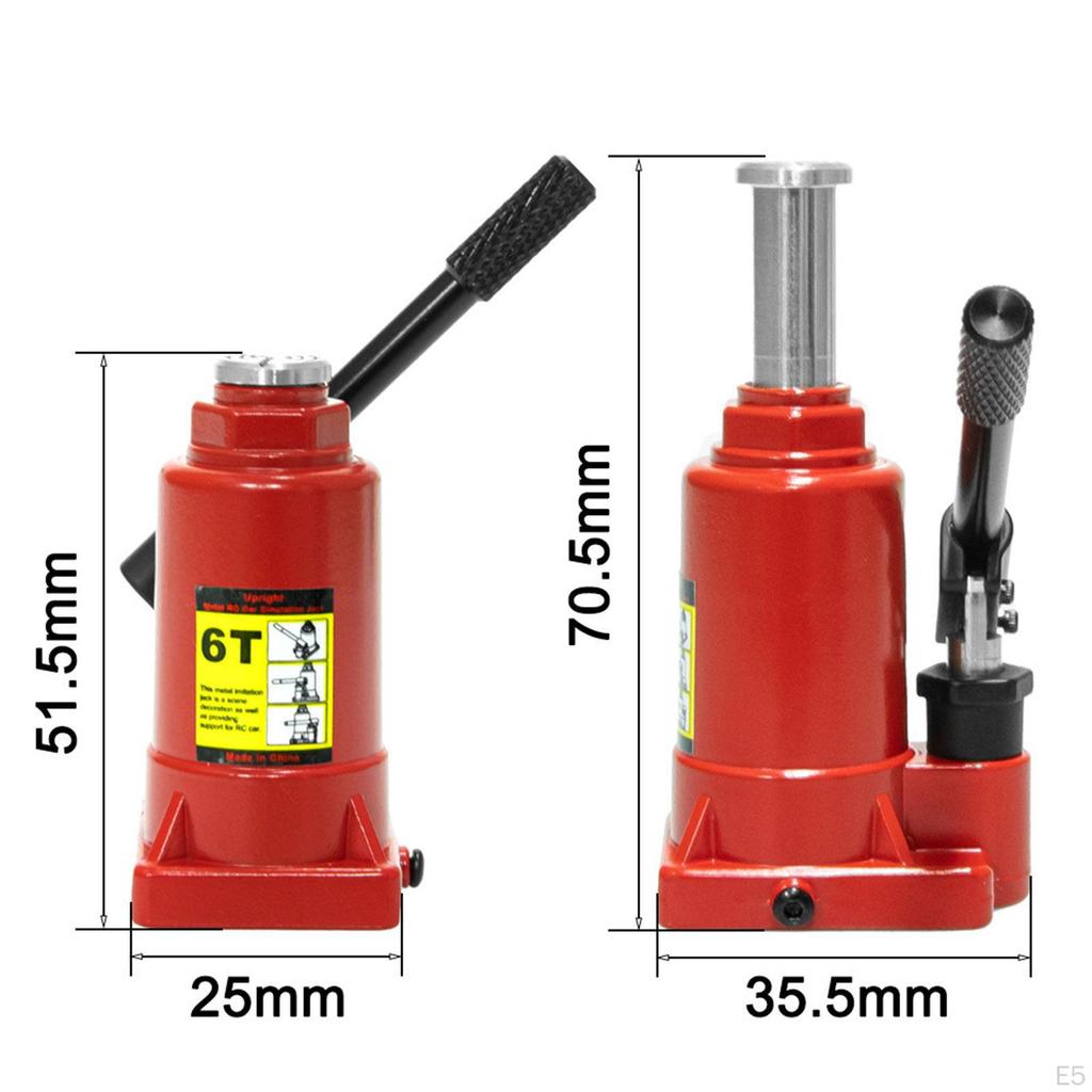 1/8 1/10 RC Crawler Hydrauliczny Podnośnik Jack Akcesoria Kolekcjonerskie Trwałość Symulacja