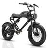 MEELOD DK300 PLUS 20" Bicicletta Elettrica Stile Scooter Retrò Batteria 48V 20Ah