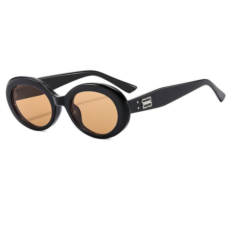High-End Korean Style Women s Round Frame Sunglasses - UV Protection, Street Fashion, Slimming Design.