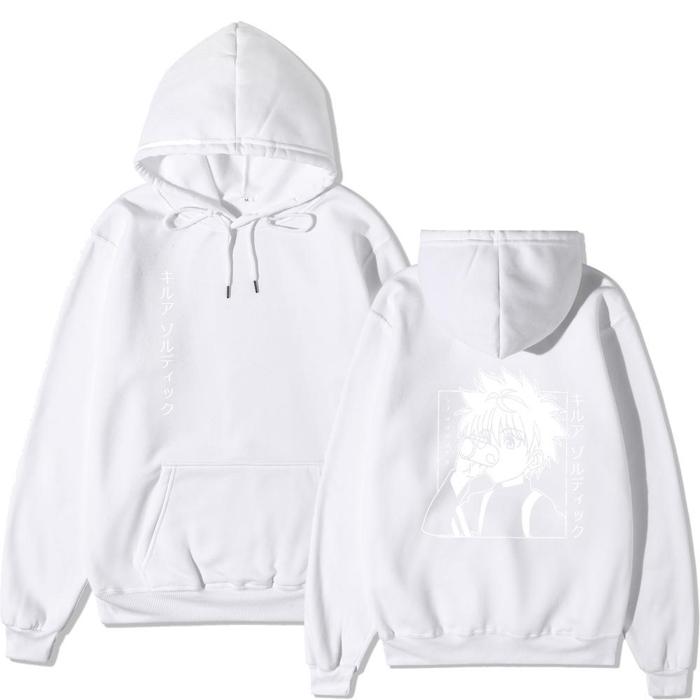 Hunter X Hunter Fashion Hoodies Men Women Hooded Sweatshirts Fashion Hip Hop Casual Pullovers Autumn Boys Girls Black Streetwear Hoodie