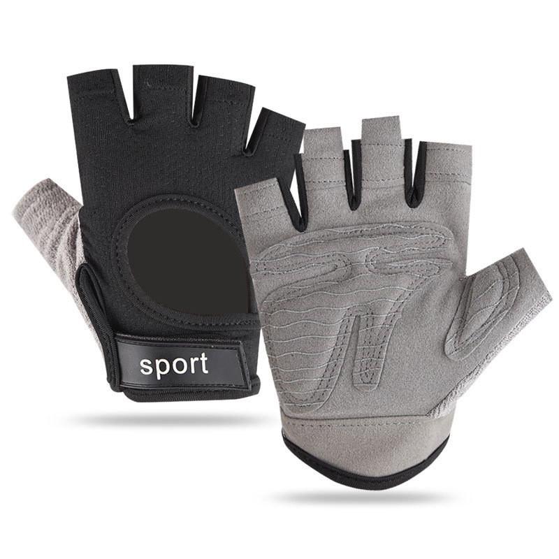 Unisex Half-Finger Gym Gloves Breathable Anti-Slip Wear-Resistant Fitness Cycling Outdoor Training