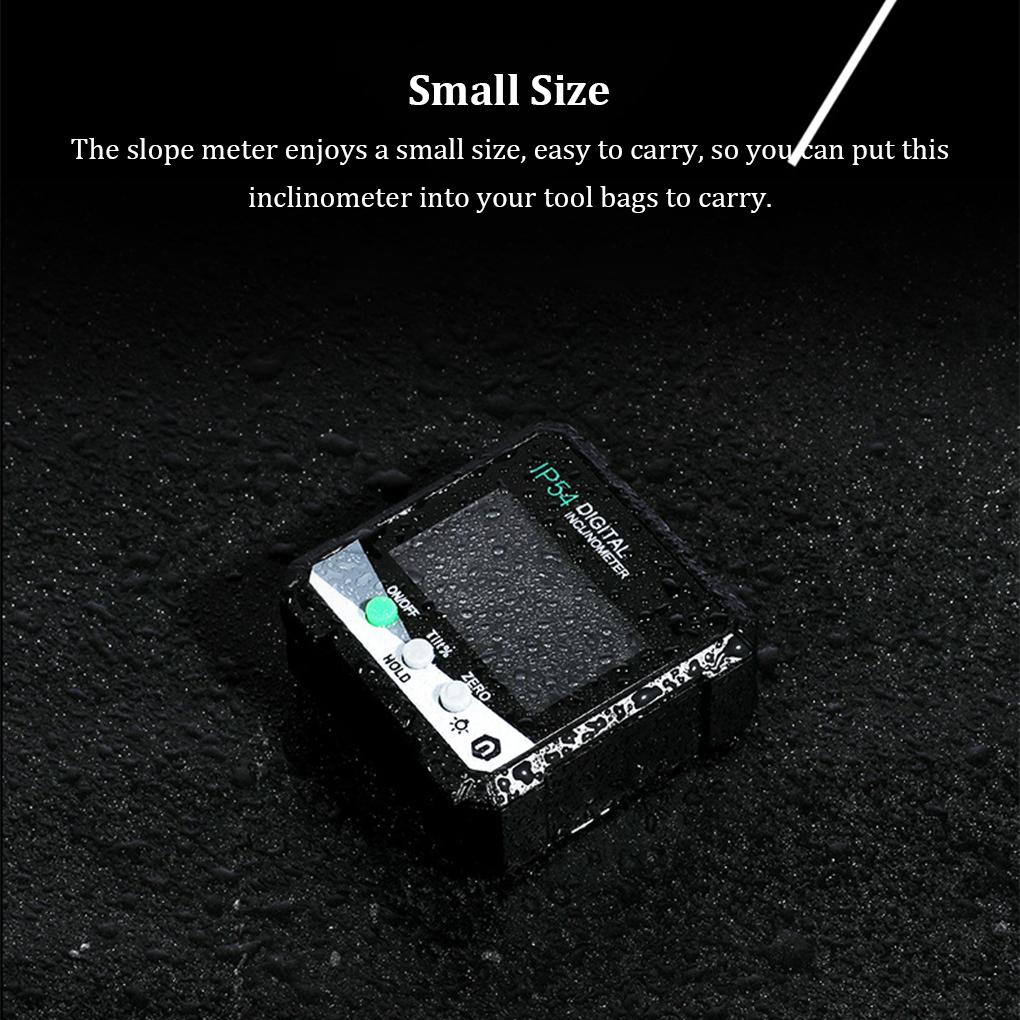 

IP54 490° Digital Inclinometer Protractor Waterproof Dustproof Goniometer