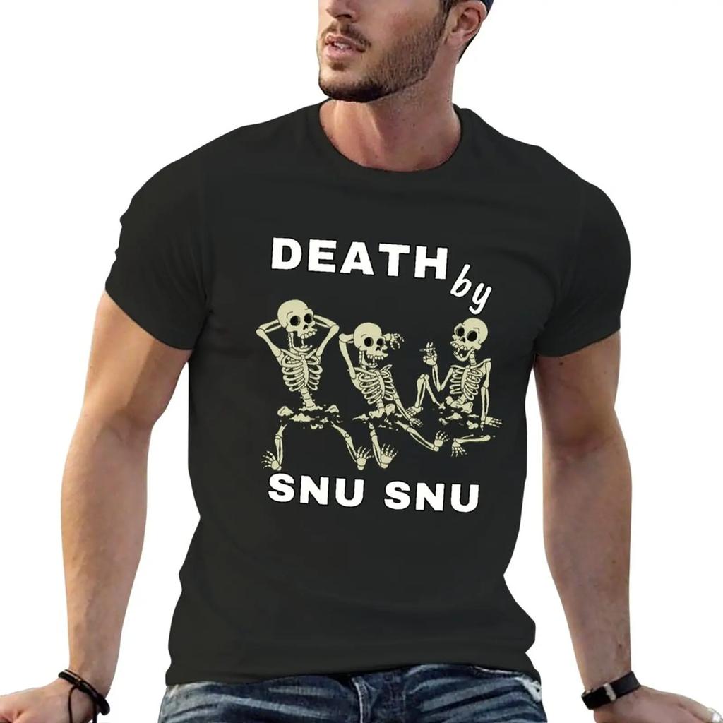 Neues Death By Snu Snu T-Shirt Anime Kleidung Grafik T-Shirts Schweres T-Shirt für Unisex