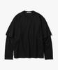 SUARE WOMEN Double Layered Long Sleeve Black